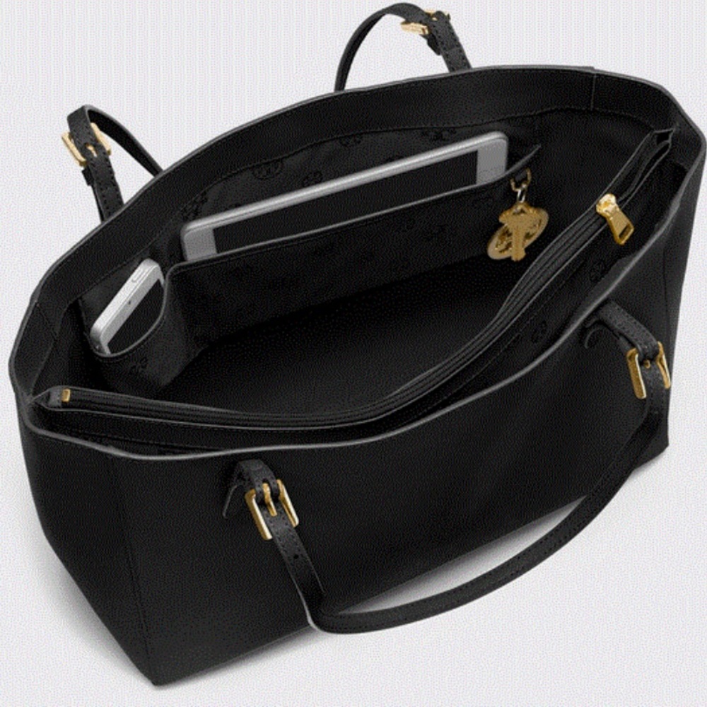 TORY BURCH York Leather Buckle Tote *black* - Picture 7 of 17